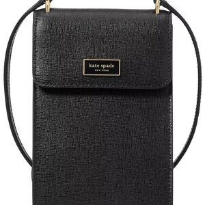 Kate Spade Madison north Black cell phone Crossbody Bag. NWT